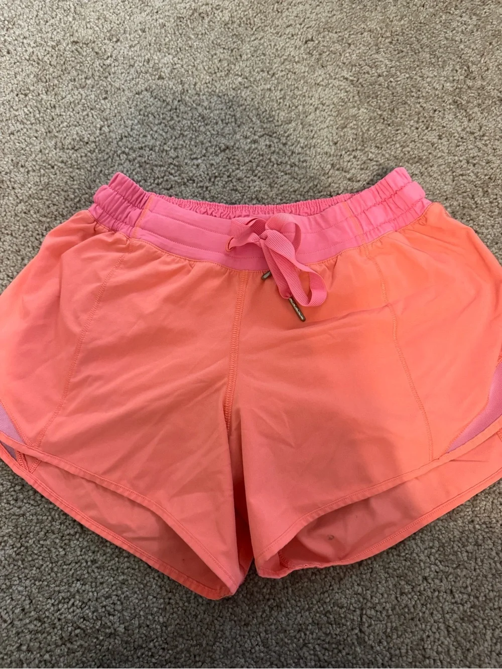 Orange/Pink Lulu Shorts